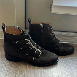 Leather Suede Women’s Boots